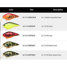 Lucky Craft 1,5 Floating Crankbait 12g 60 Mm