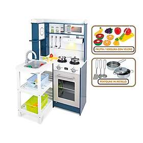 Teorema Cuisine d'angle en bois 50 cm avec appareils lumineux et sonores, ustens