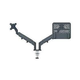 Leitz Monitor Arm Space Saving Dual+Laptop Arm 65380089