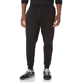 Amazon Essentials Men's Joggingbyxa fleece, Svart, M