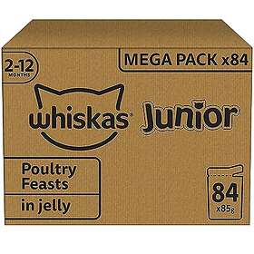 Whiskas Poultry Feasts Junior 2-12 84x85g