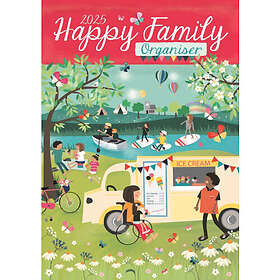 Happy Family Planner A3 Calendar 2025 (häftad, eng)