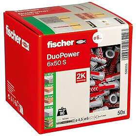 Fischer DuoPower 6 x 50 S LD (50 pcs.)