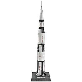 Revell 04909 Apollo Saturn V 1:144 skala obyggd/omålad plastmodellsats, 77,5 cm längd