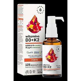 Aura Herbals Vitamin D3 4000 Iu + K2 Mct 50ml