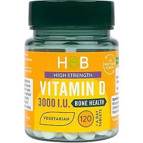 Holland & Barrett High Strength Vitamin D 3000 IU 120 Tablett