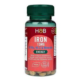 Holland & Barrett Iron 15mg with Vitamins & Minerals 90 vegan tabs