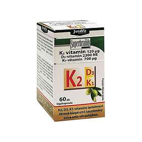 JutaVit Vitamin K2+D3+K1 60 Softgels