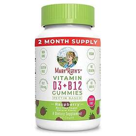 Mary Ruth's Vitamin D3 + B12 60 Gummies