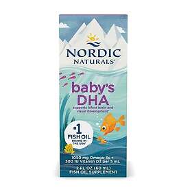 Nordic Naturals Baby's DHA Fish Oil 1050mg Omega-3 with Vitamin D3 60ml