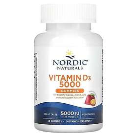 Nordic Naturals Vitamin D3 Gummies 5000 IU 30 gummies