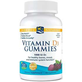 Nordic Naturals Vitamin D3 Gummies 1000 IU 60 gummies