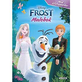 Malebok Frost m/klistremerker