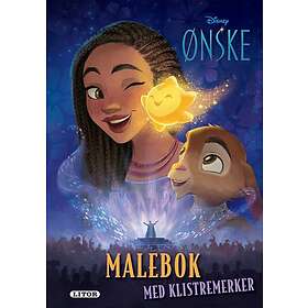 Malebok Ønske m/klistremerker