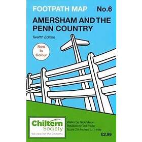 Chiltern Society Footpath Map No. 6 Amersham and the Penn Country