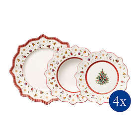 Villeroy & Boch Multi, Set of Plates12 Pieces White/Colourful