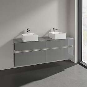 Villeroy & Boch COLLARO SERVANTSKAP 160 M/LYS FOR 2 SERVANTER M/4 SKUFFER GRÅ HØ