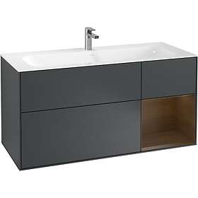 Villeroy & Boch FINION SERVANTSKAP 120 MIDNATTSBLÅ MATT LAKK EMOTION-LYS, HØYRES