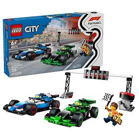 LEGO City 60474 F1 Grid med VCARB & Suber Racerbil