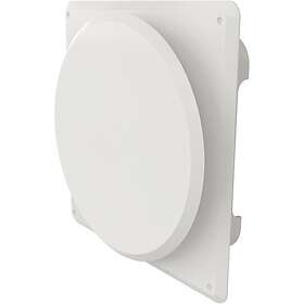 Flexit TALLERKENVENTIL 4-KANT KARM/RAMME 4"X4"