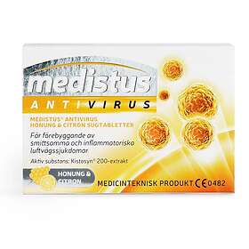 Medistus Antivirus Honung Citron Sugtablett 10 st