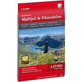 Høyfjellskart Mjølfjell