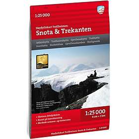 Høyfjellskart Trollheimen: Snota & Trekanten