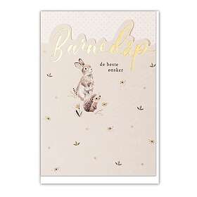 Kort Dåp Kanin Pinnsvin