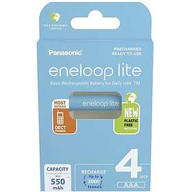 Panasonic eneloop lite Ready-to-Use Ni-MH 4-pack