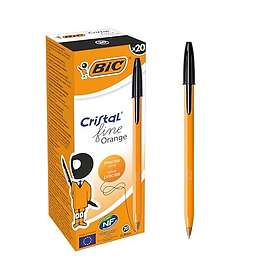 BIC Cristal Fine Orange 20-pack