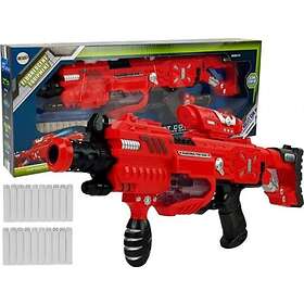 Lean Toys Luminescent Gun Glows in the Dark Foam Cartridges Sound Range 45 m