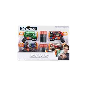 Zuru X-Shot Skins Menace 4-pack