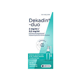 Dekadin -Duo Munnspray mentol 30ml 402184