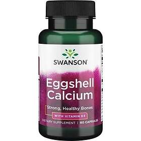 Swanson Eggshell Calcium with Vitamin D-3 60 caps