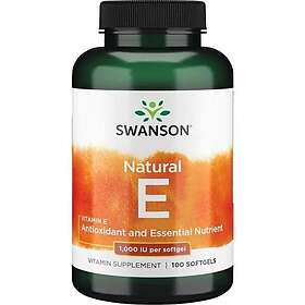 Swanson Vitamin E 1000 IU 100 softgels