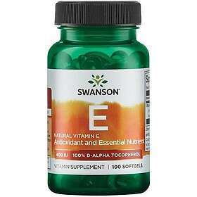 Swanson Vitamin E 400 IU Natural 100 softgels