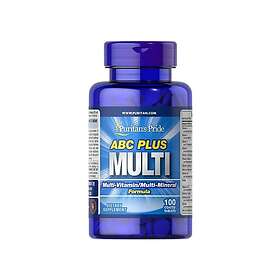 Puritan's Pride ABC Plus Multivitamin and Multi-Mineral Formula 100 Caplets