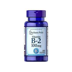 Puritan's Pride Vitamin B-2 100mg 100 Tablets