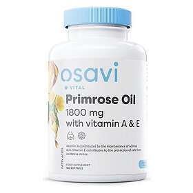 Osavi Primrose Oil with Vitamin A & E 1800mg 180 softgels