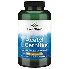 Swanson Acetyl L-Carnitine 500mg 240 vcaps