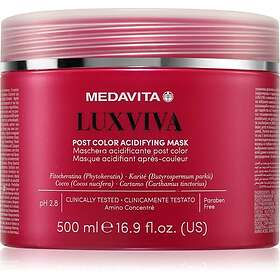 Medavita LUXVIVA Post Color Acidifying Mask Närande mask för färgat hår 500ml