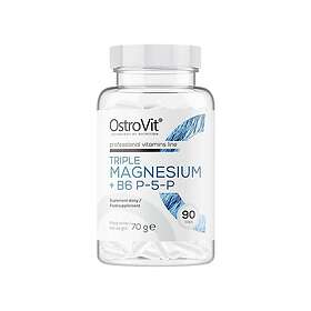 OstroVit Triple Magnesium + B6 P-5-P 90 Capsules