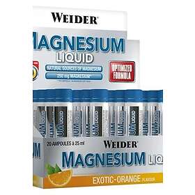 Weider Magnesium Liquid Exotic-Orange 20 x 25ml.