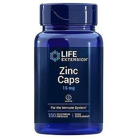 Life Extension Zinc Caps, 15 Mg Eu 150 Caps