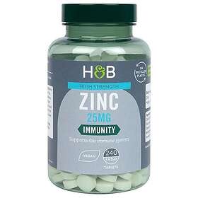 Holland & Barrett High Strength Zinc 25mg 240 Tablets