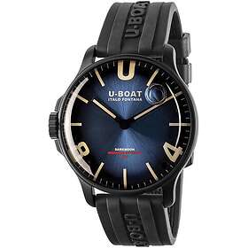 U-Boat 8700 Darkmoon Blå/Gummi Ø44.8 mm