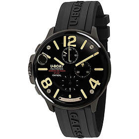 U-Boat 8897 Capsule Svart/Gummi Ø45 mm