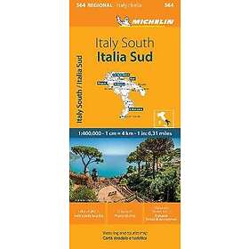 Italy South Michelin Regional Map 564