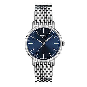 Tissot T143.210,16,033,00 Everytime Silverfärgad/Läder Ø34 mm