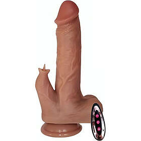 Armony Realistic Vibrator & Thrusting Dildo with Tongue 22 cm